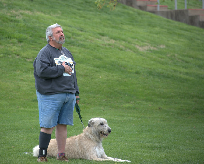 Jimmy Glynn during the National Anthem